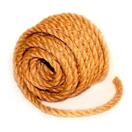 Jaydee Group Usa. BOEN Sisal 3-Strand Twisted Rope SLR1450 - 1/4in x 50' - 1 Lb. - Camel SLR-1450